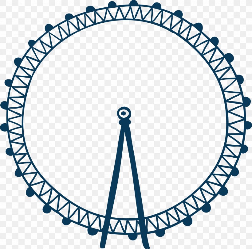 London Eye Euclidean Vector Illustration, PNG, 1871x1855px, London Eye, Area, Drawing, Ferris Wheel, Point Download Free