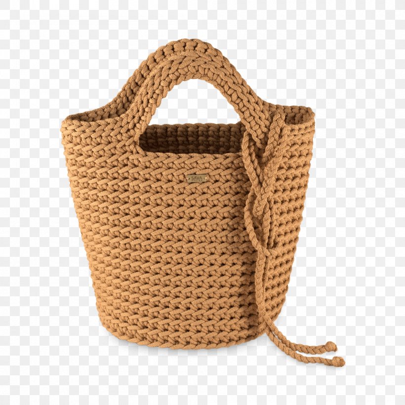 Handbag Crocheted Bags T-shirt Yarn Backpack Fashion, PNG, 1000x1000px, Handbag, Backpack, Bag, Basket, Clear Heels Download Free