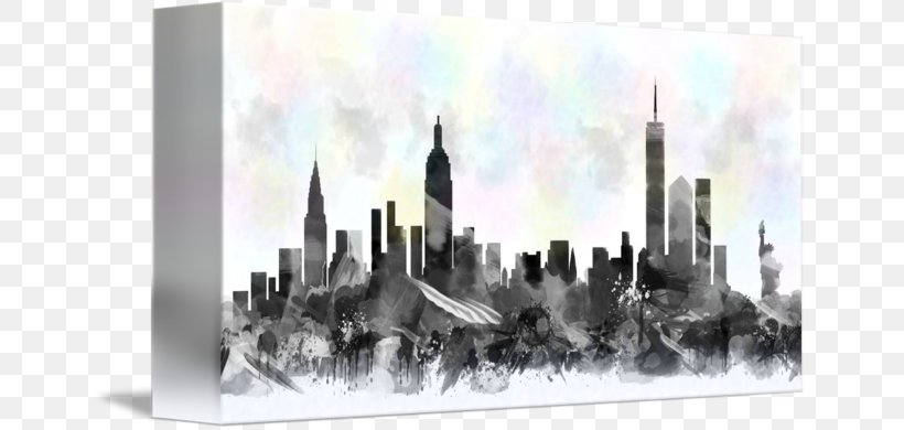 Skyline Transparent Watercolor Watercolor Painting Art, PNG, 650x390px, Skyline, Art, Canvas, City, Color Download Free