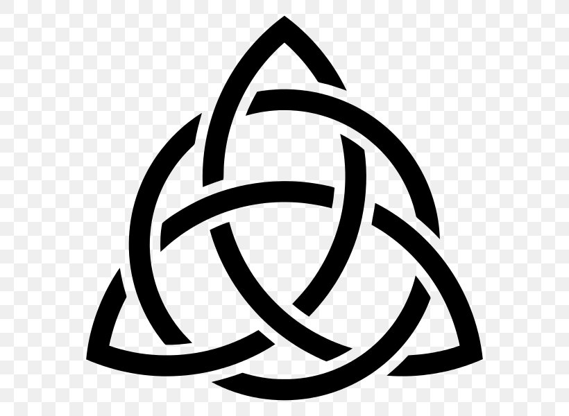 Triquetra Celtic Knot Trinity Symbol Islamic Interlace Patterns, PNG, 624x600px, Triquetra, Area, Black And White, Brand, Celtic Knot Download Free