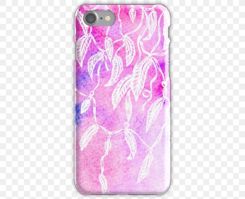Apple IPhone 8 Plus Visual Arts Pink M Watercolor Painting, PNG, 500x667px, Apple Iphone 8 Plus, Black, Black And White, Bohochic, Iphone Download Free