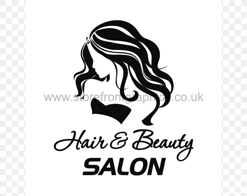 Beauty Parlour Hairdresser Sticker Day Spa, PNG, 650x650px, Beauty Parlour, Barber, Beauty, Black, Black And White Download Free