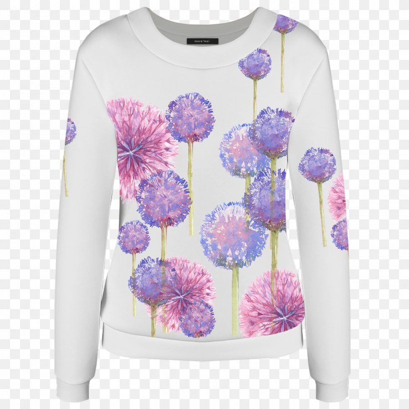 T-shirt Clothing Lilac Violet Purple, PNG, 1420x1420px, Tshirt, Bluza, Clothing, Flower, Lavender Download Free
