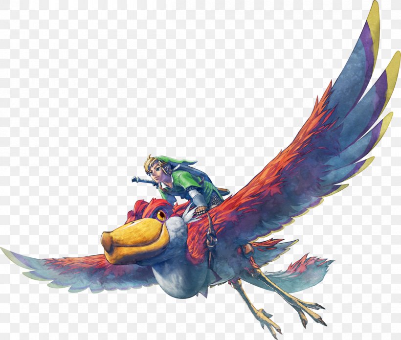 The Legend Of Zelda: Skyward Sword Link The Legend Of Zelda: Breath Of The Wild Wii, PNG, 1200x1018px, Legend Of Zelda Skyward Sword, Beak, Bird, Dragon, Feather Download Free