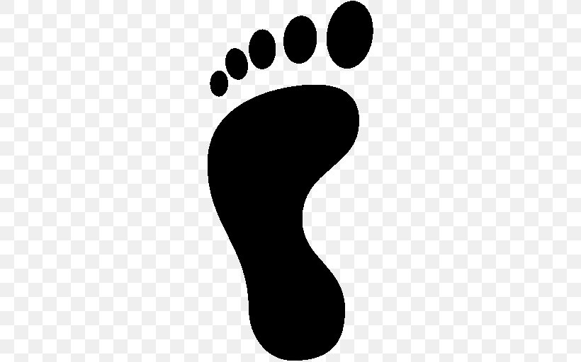 Footprint Clip Art, PNG, 512x512px, Footprint, Black And White, Foot, Hand Download Free