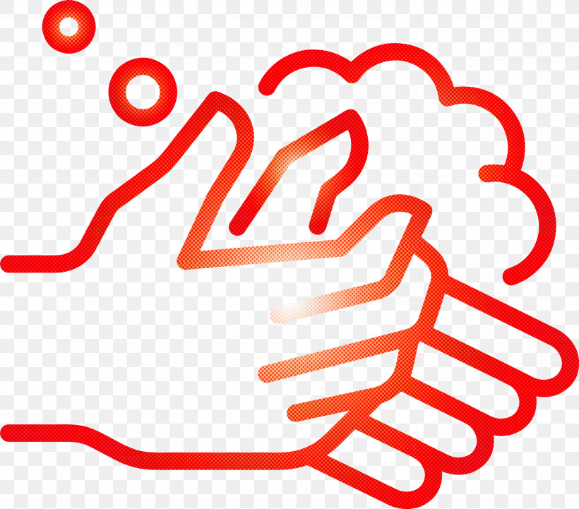Corona Virus Disease Washing Hand Cleaning Hand, PNG, 2999x2638px, Corona Virus Disease, Cleaning Hand, Line, Red, Thumb Download Free