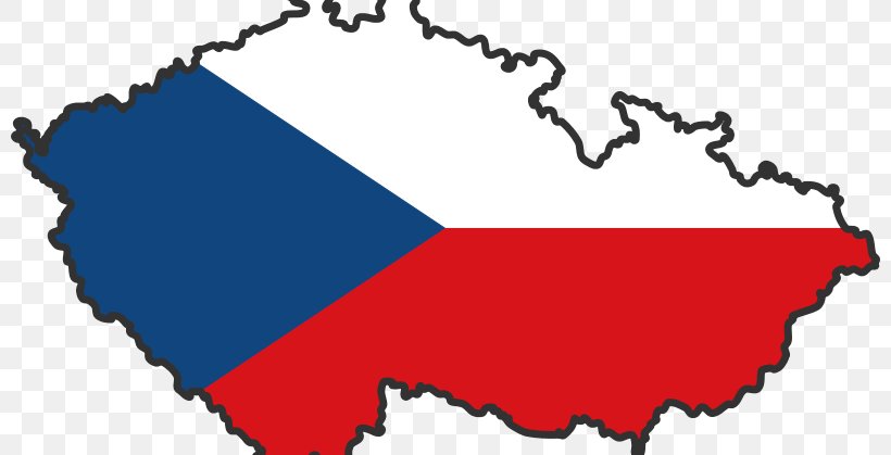Flag Of The Czech Republic Illustration Image, PNG, 800x419px, Czech Republic, Area, Flag, Flag Of The Czech Republic, Map Download Free