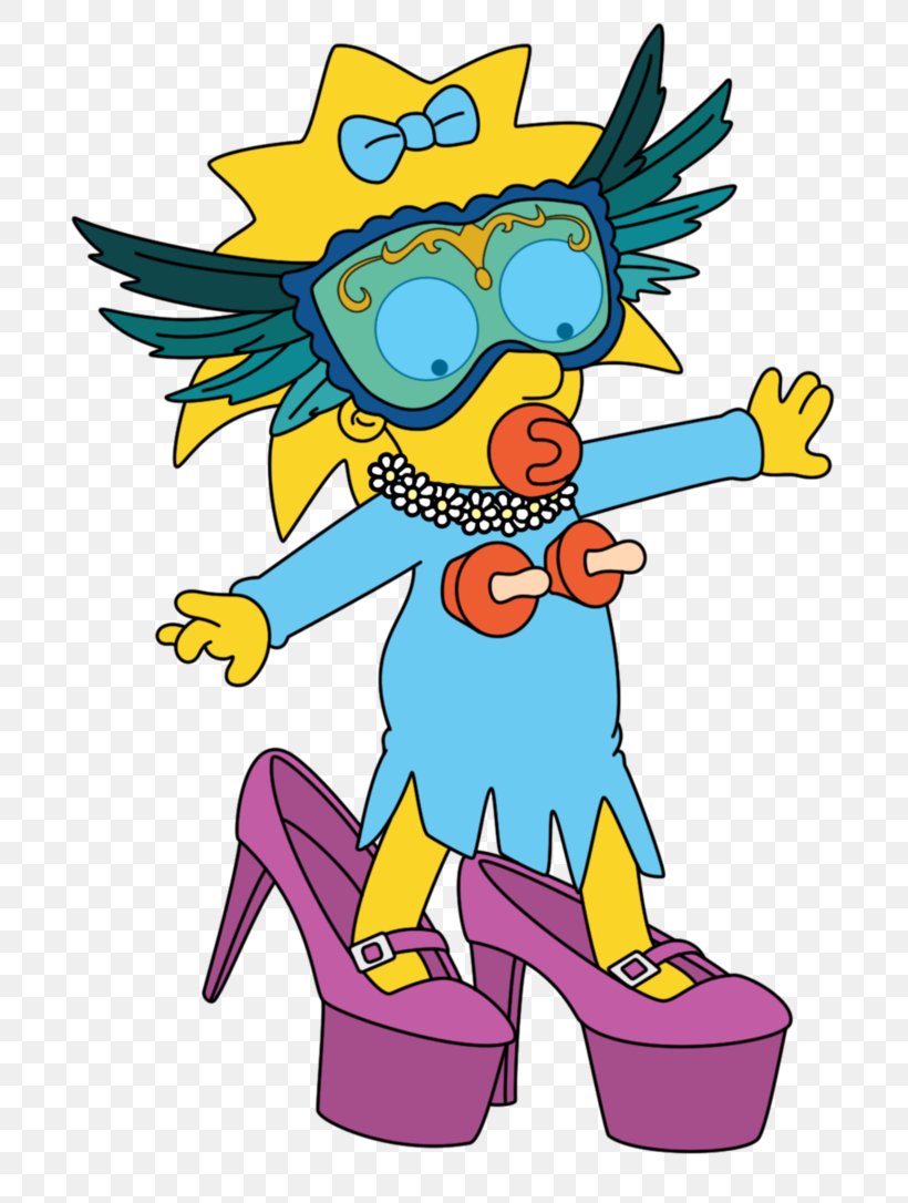 Maggie Simpson Marge Simpson Lisa Simpson Ling Bouvier Bart Simpson, PNG, 735x1086px, Maggie Simpson, Art, Artwork, Bart Simpson, Beak Download Free