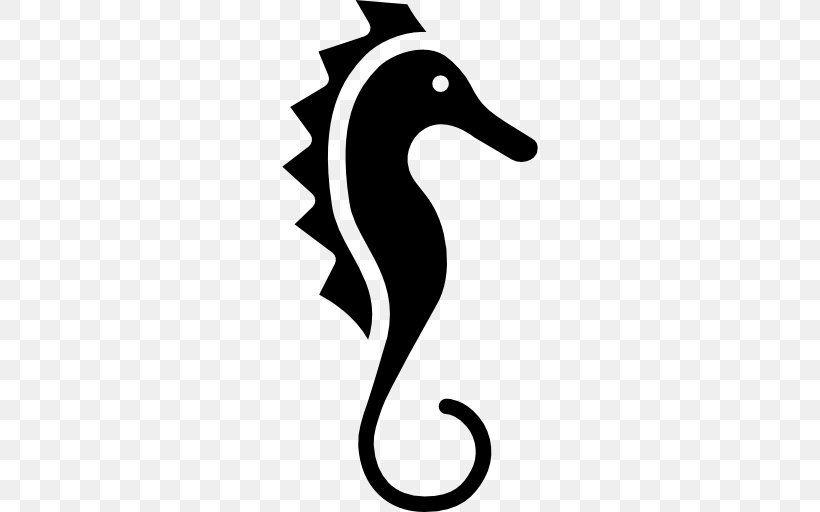 Seahorse Clip Art, PNG, 512x512px, Seahorse, Animal, Beak, Black And White, Drawing Download Free