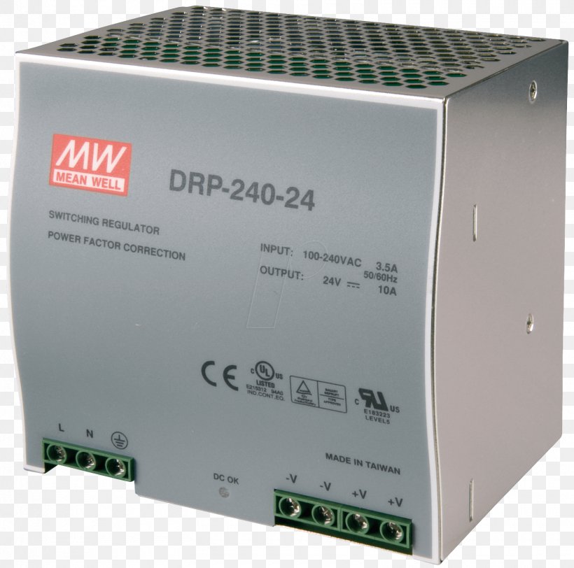 Switched-mode Power Supply Power Converters DIN Rail MEAN WELL Enterprises Co., Ltd. Disaster Recovery Plan, PNG, 1560x1545px, Switchedmode Power Supply, Acdc Receiver Design, Alternating Current, Computer, Computer Component Download Free