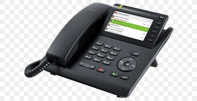 Unify Software And Solutions GmbH & Co. KG. Telephone OpenStage Unified Communications Voice Over IP, PNG, 640x421px, Telephone, Answering Machine, Business Telephone System, Caller Id, Communication Download Free