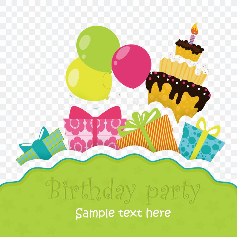 Birthday Cake Greeting Card Clip Art, PNG, 1498x1501px, Birthday Cake, Balloon, Banner, Birthday, Birthday Card Download Free