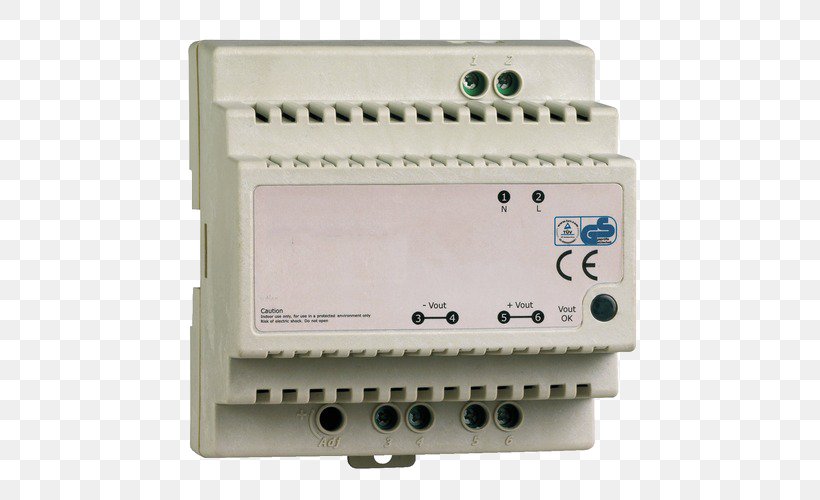 DIN Rail Mains Electricity Power Converters Alternating Current, PNG, 500x500px, Din Rail, Acdc Receiver Design, Alternating Current, Ampere, Direct Current Download Free