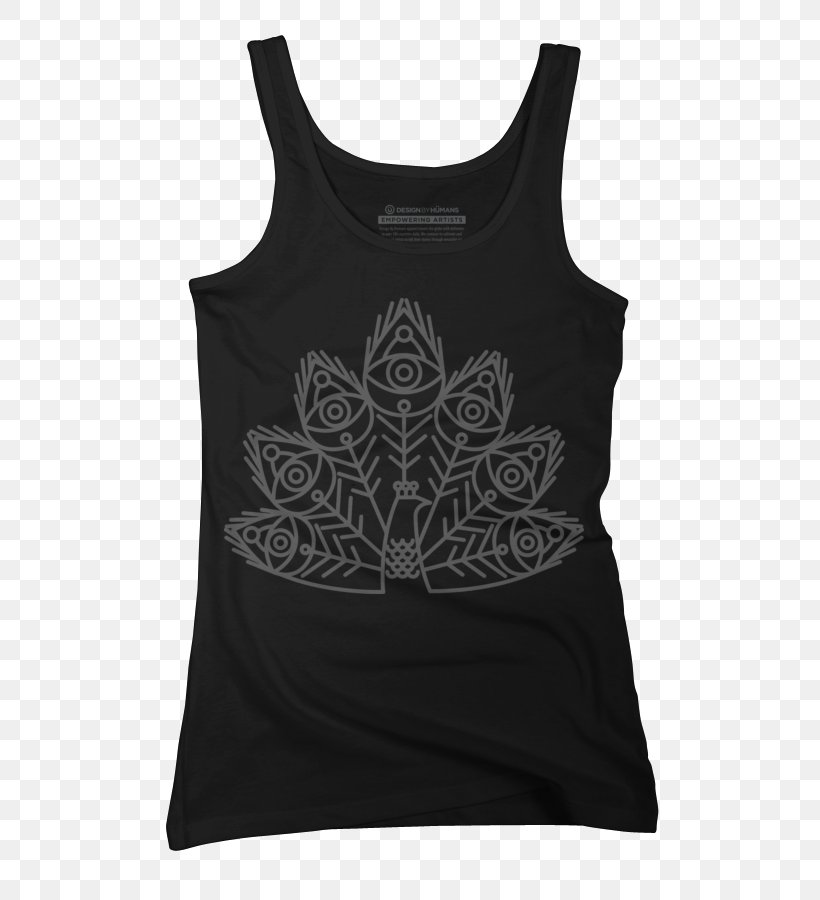 Gilets T-shirt Visual Arts Sleeveless Shirt, PNG, 585x900px, Gilets, Active Tank, Art, Black, Neck Download Free