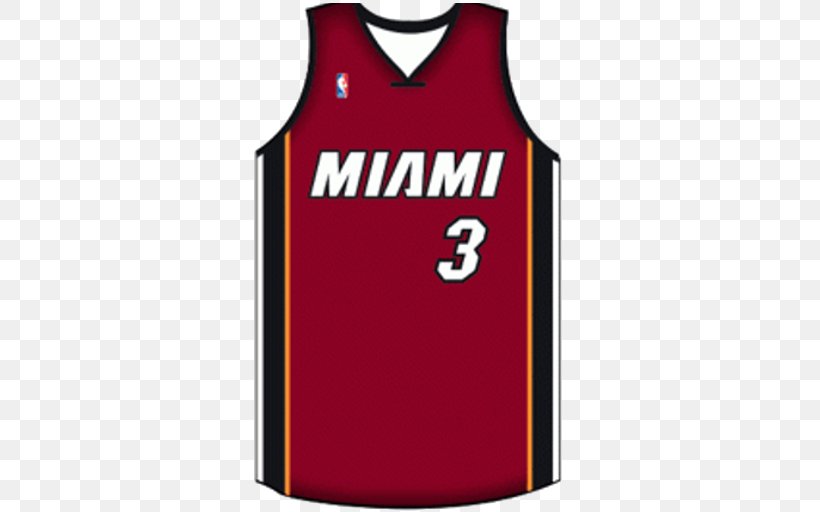 Miami Heat Chicago Bulls NBA Jersey Swingman, PNG, 512x512px, Miami Heat, Active Shirt, Basketball, Basketball Uniform, Brand Download Free