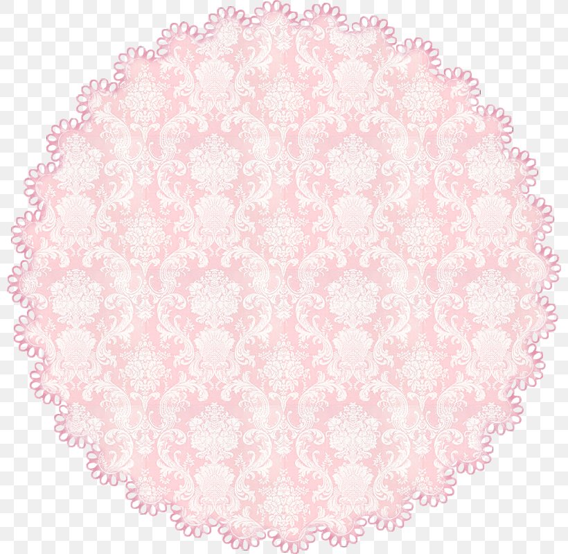 Place Mats Circle Pink M, PNG, 800x799px, Lace, Peach, Pink, Pink M, Place Mats Download Free