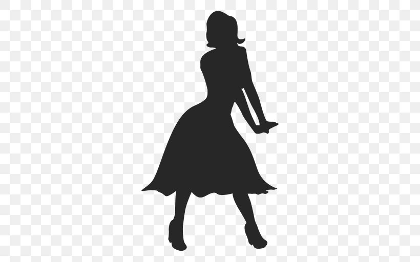 Silhouette Photography Clip Art, PNG, 512x512px, Silhouette, Arm, Black, Black And White, Dress Download Free
