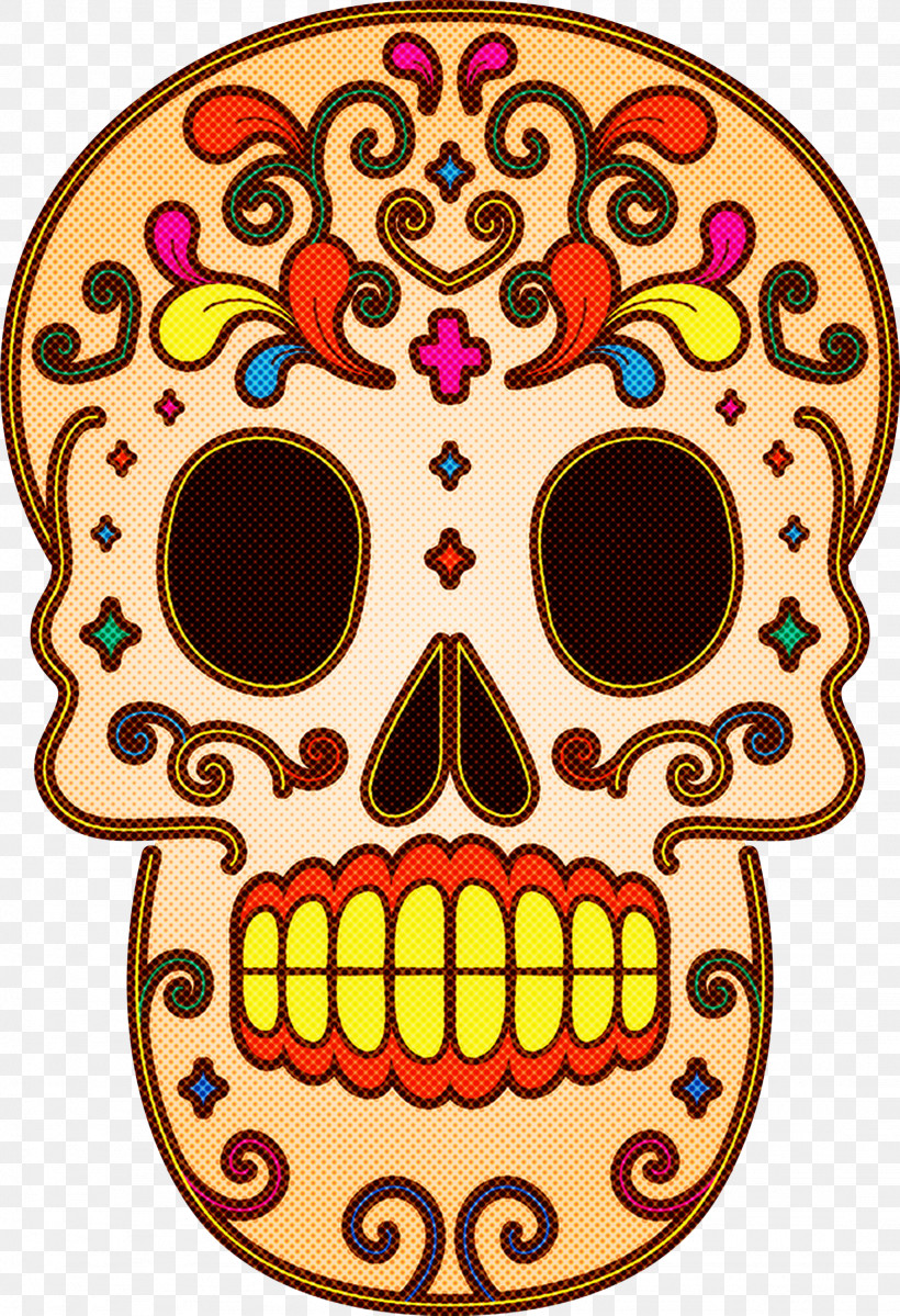 Day Of The Dead Día De Muertos Skull, PNG, 2051x2999px, Day Of The Dead, Abstract Art, D%c3%ada De Muertos, Digital Art, Drawing Download Free