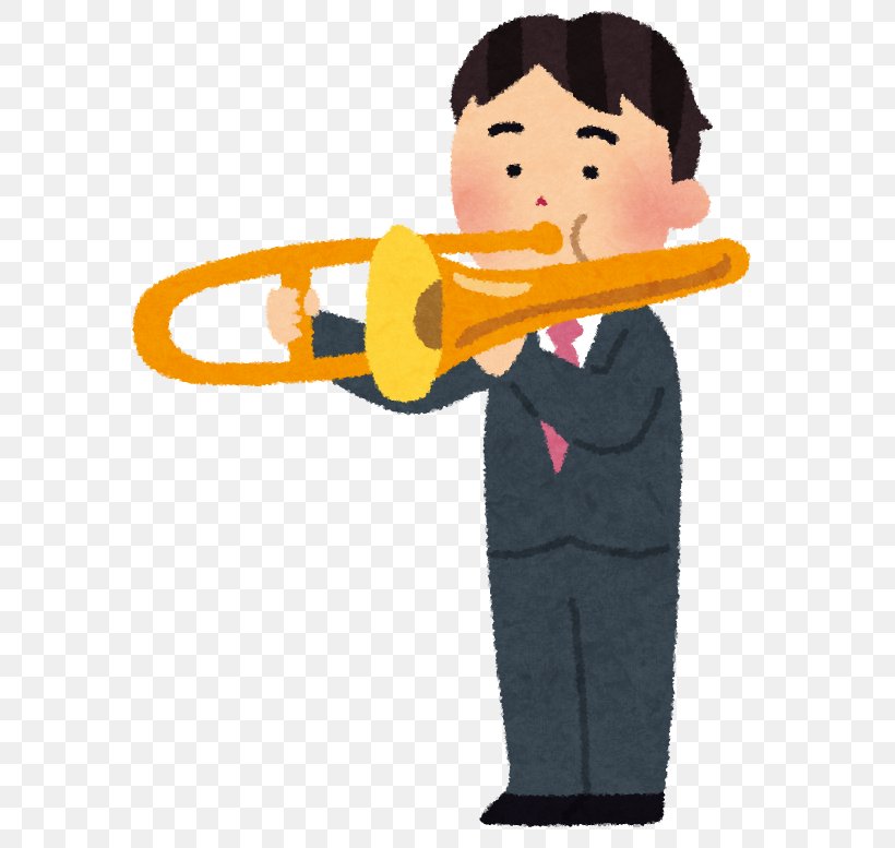 Trombone いらすとや Orchestra Trumpet Musician, PNG, 598x777px, Trombone, Cartoon, Concert, Concert Band, French Horns Download Free