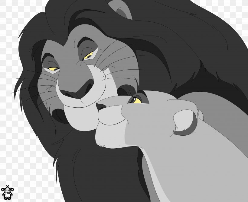 Whiskers Sarabi Mufasa Cat, PNG, 5500x4500px, Whiskers, Big Cat, Big Cats, Black, Black And White Download Free