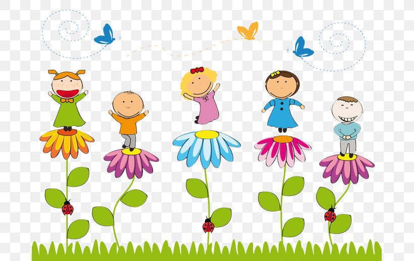 Child Desktop Wallpaper Flower Clip Art, PNG, 693x516px, Child, Area, Art, Artwork, Baby Toys Download Free