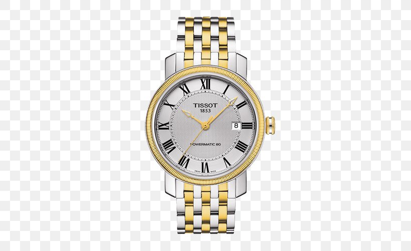 Tissot Automatic Watch Mechanical Watch Watchmaker, PNG, 500x500px, Tissot, Automatic Watch, Bracelet, Brand, Buckle Download Free