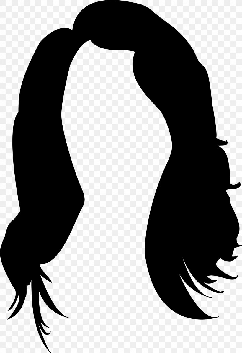 Long Hair Black Hair, PNG, 1706x2490px, Hair, Artwork, Beak, Black, Black And White Download Free