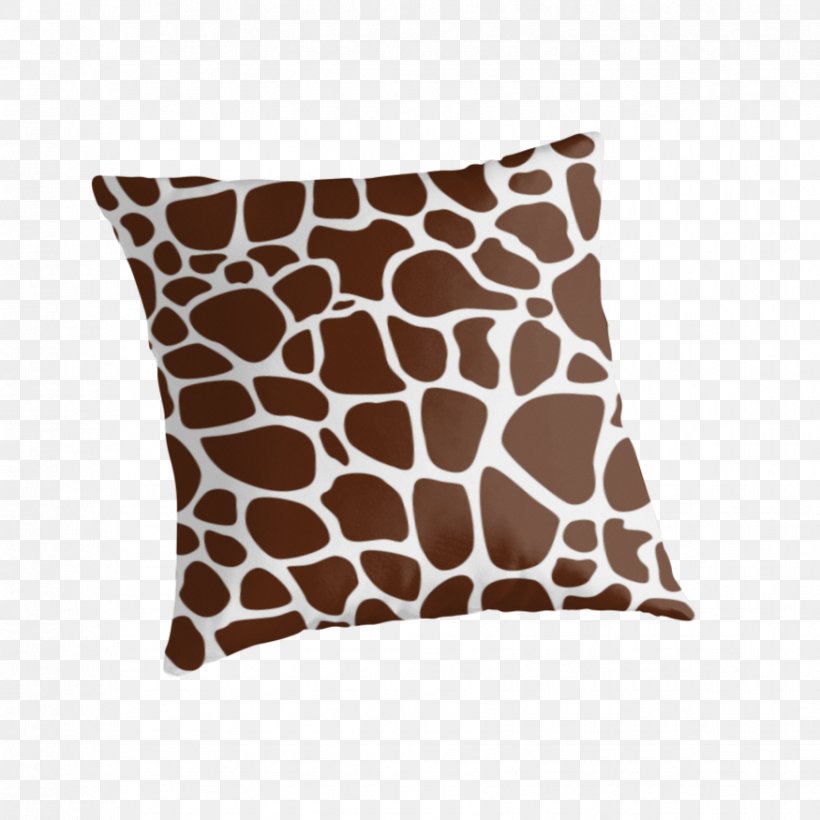 Giraffe Throw Pillows Cushion, PNG, 875x875px, Giraffe, Brown, Cushion, Giraffidae, Mammal Download Free