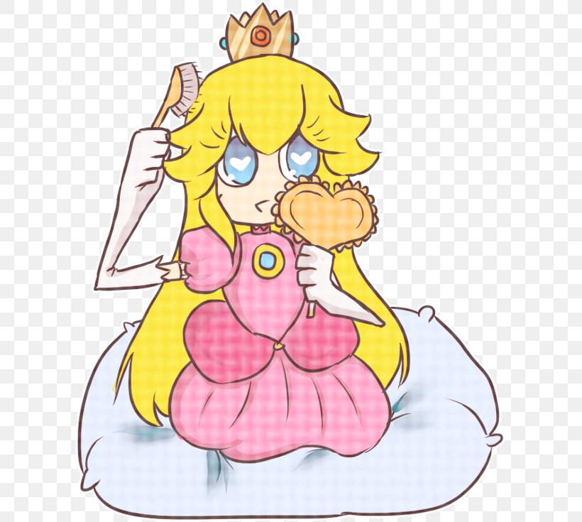 Princess Peach Clip Art, PNG, 607x735px, Watercolor, Cartoon, Flower, Frame, Heart Download Free