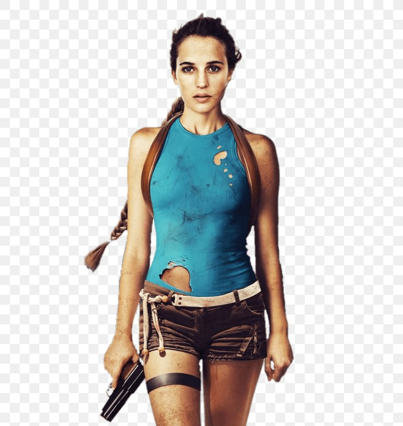 Tomb Raider Alicia Vikander Lara Croft Film Reboot, PNG, 701x867px, Watercolor, Cartoon, Flower, Frame, Heart Download Free