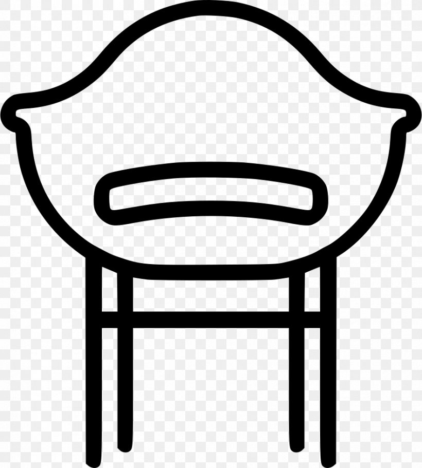 Chair Vector Graphics Furniture, PNG, 882x980px, Chair, Artwork, Black And White, Furniture, Office Desk Chairs Download Free
