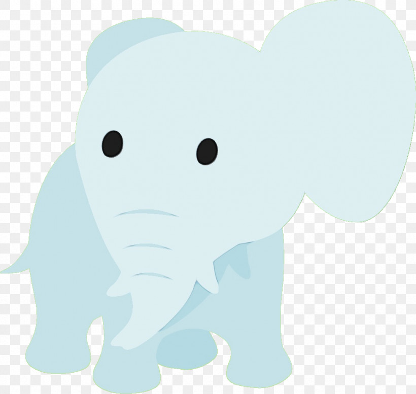 Elephant, PNG, 973x922px, Watercolor, Animal Figure, Animation, Cartoon, Elephant Download Free