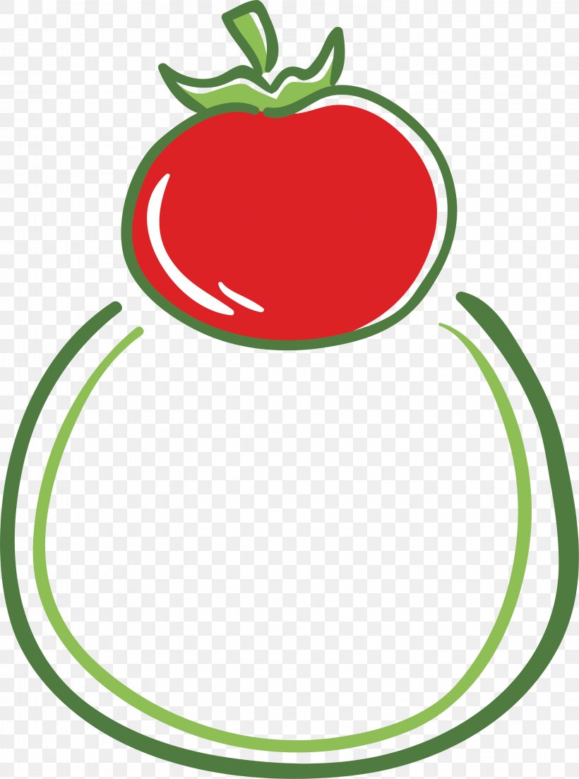 Euclidean Vector Tomato, PNG, 3164x4256px, Tomato, Area, Food, Fruit, Green Download Free
