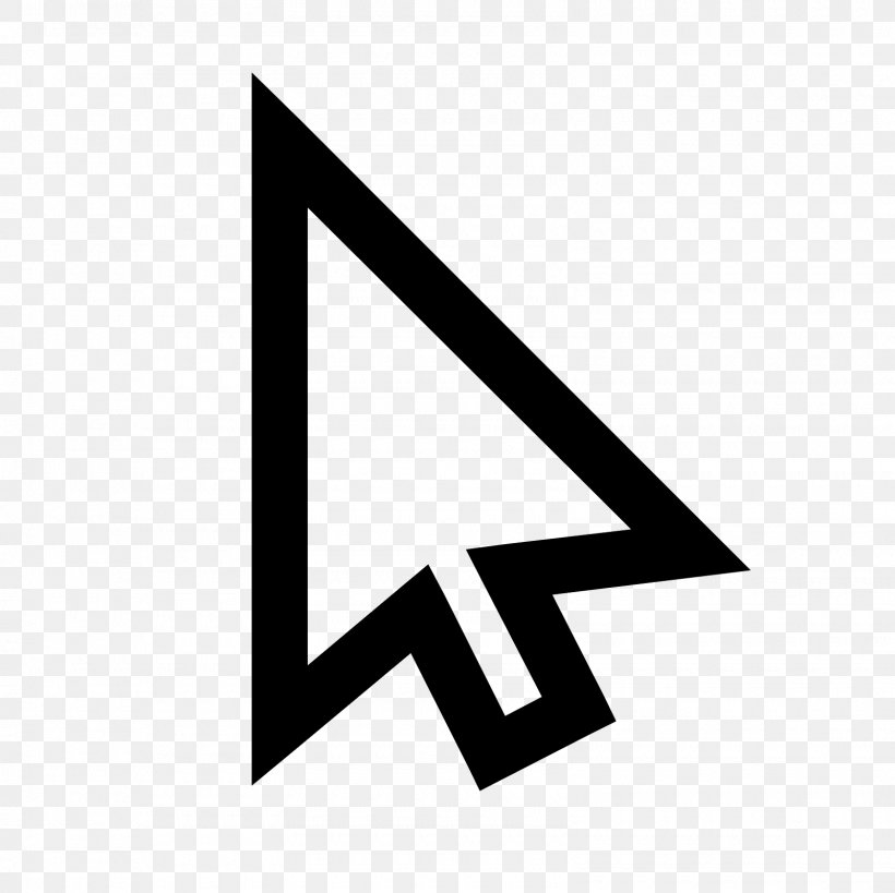 Computer Mouse Cursor Pointer, PNG, 1600x1600px, Computer Mouse, Area, Black, Black And White, Brand Download Free