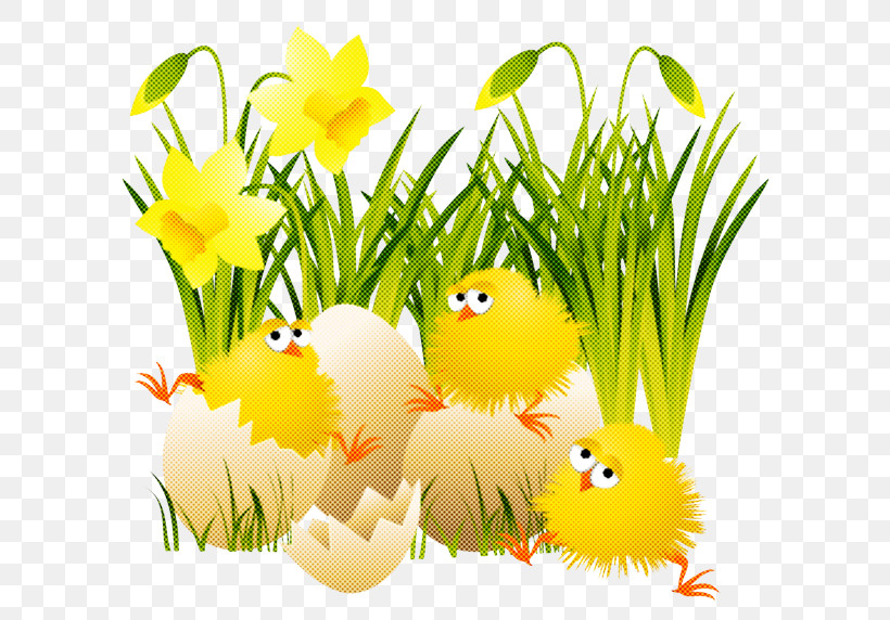 Easter Egg, PNG, 645x572px, Grass, Easter, Easter Egg, Plant, Yellow Download Free