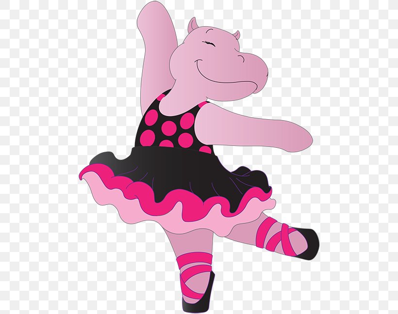 Hippopotamus Ballet Dancer Tutu Clip Art, PNG, 500x648px, Watercolor, Cartoon, Flower, Frame, Heart Download Free