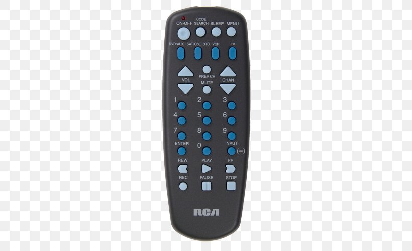 Remote Controls Universal Remote RCA Electronics Television, PNG, 500x500px, Remote Controls, Audio, Cable Converter Box, Electronic Device, Electronics Download Free