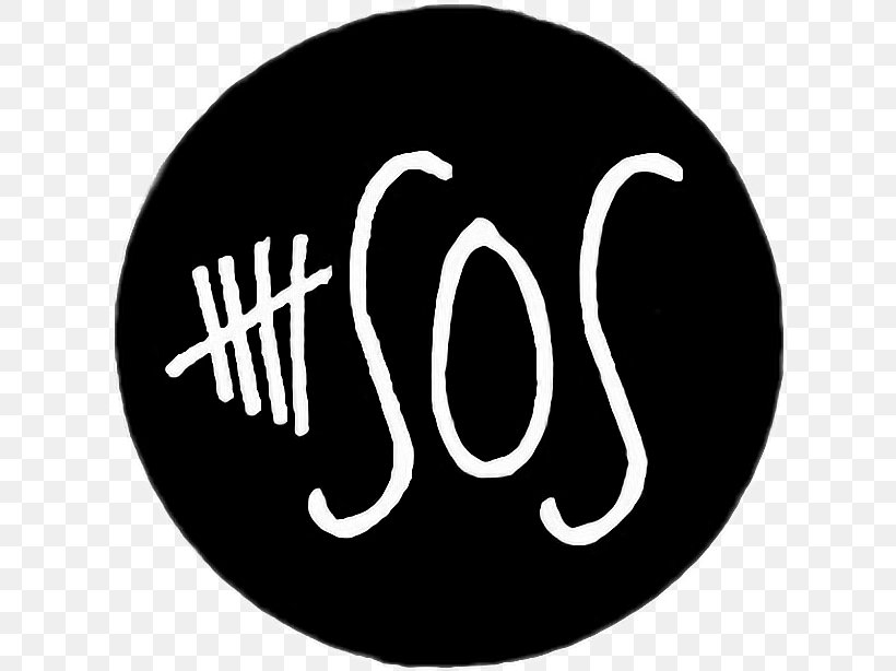 5 Seconds Of Summer Logo Don't Stop, PNG, 622x614px, 5 Seconds Of Summer, Amnesia, Black, Black And White, Brand Download Free