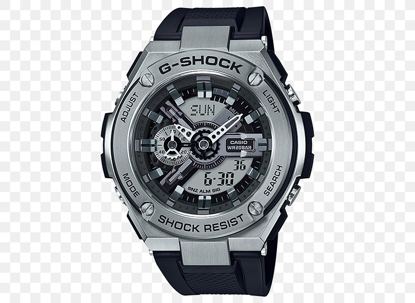 Casio G-Shock GST-B100 Shock-resistant Watch Jewellery, PNG, 500x600px, Gshock, Brand, Casio, Gshock Gstw300, Hardware Download Free