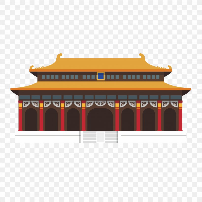 Forbidden City Adobe Illustrator Software Template, PNG, 3547x3547px, Forbidden City, Architecture, Brand, Chinese Architecture, Coreldraw Download Free