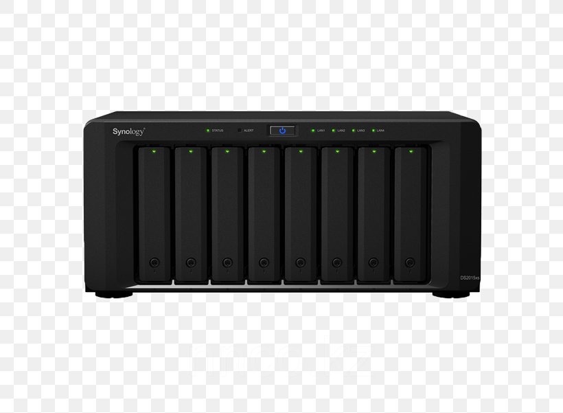 Synology Inc. Network Storage Systems NAS Server Casing Synology DiskStation DS1517+ Disk Array QNAP Systems, Inc., PNG, 801x601px, Synology Inc, Computer Servers, Digital Impuls As, Disk Array, Intel Atom Download Free