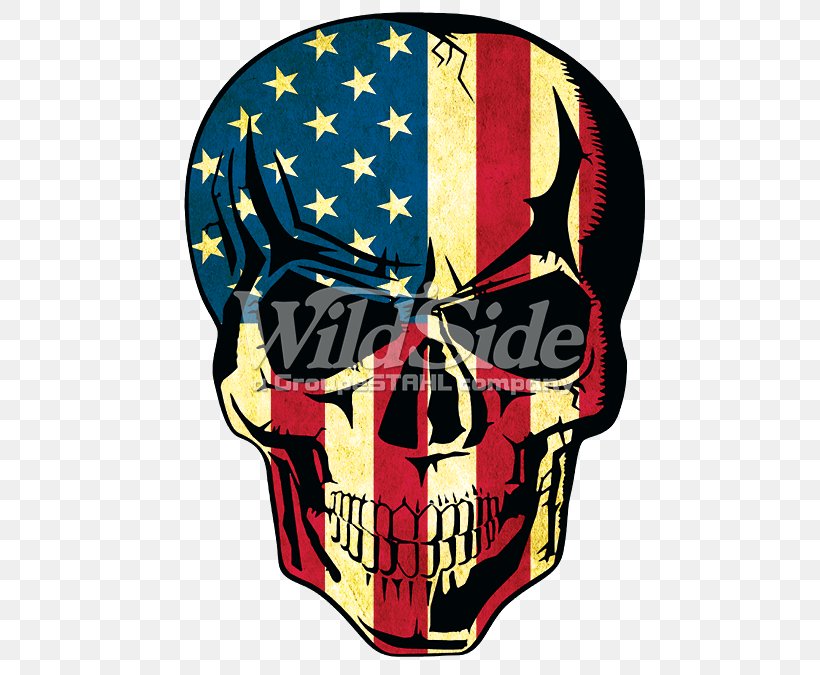 T-shirt Flag Of The United States Skull Jolly Roger, PNG, 675x675px, Tshirt, Bandana, Bluza, Bone, Clothing Download Free