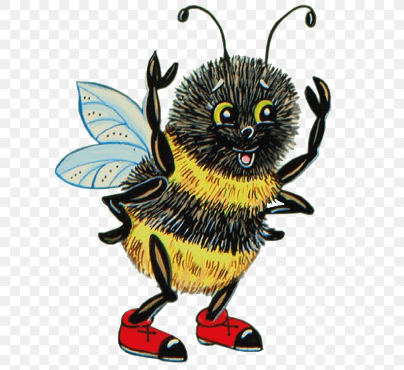 Honey Bee Behind The Fairy Door Butterfly Cat, PNG, 750x750px, Honey Bee, Arthropod, Bee, Butterfly, Cartoon Download Free