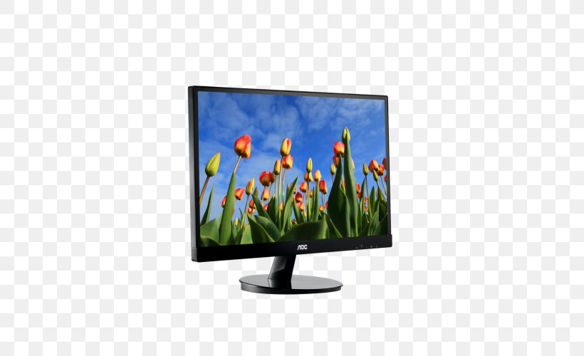 IPS Panel Computer Monitors AOC International LED-backlit LCD 1080p, PNG, 500x500px, Ips Panel, Aoc International, Backlight, Computer Monitor, Computer Monitor Accessory Download Free