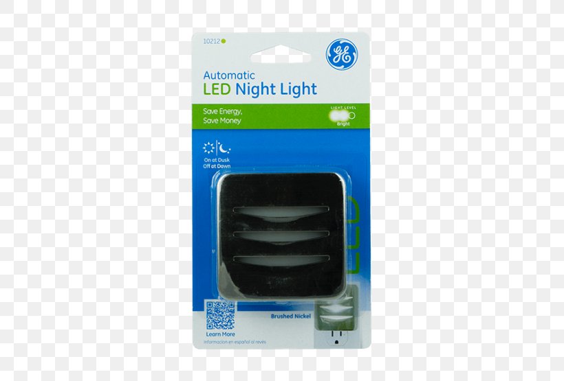 Nightlight Light-emitting Diode Lighting Sconce, PNG, 555x555px, Light, Brightness, Dawn, Dusk, General Electric Download Free