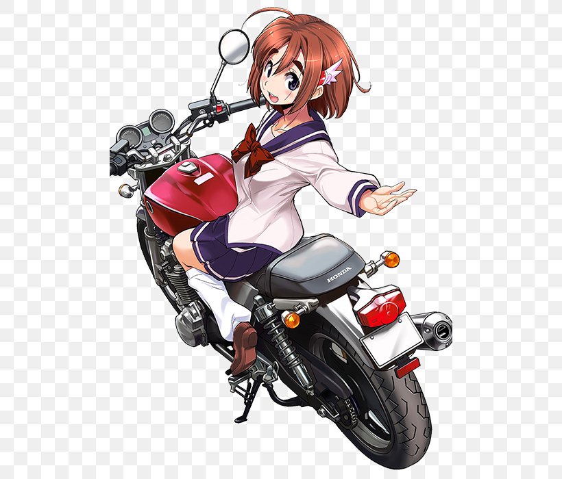 Bakuon!! Sakura Festival バイク漫画 Motorcycle, PNG, 500x700px, Watercolor, Cartoon, Flower, Frame, Heart Download Free