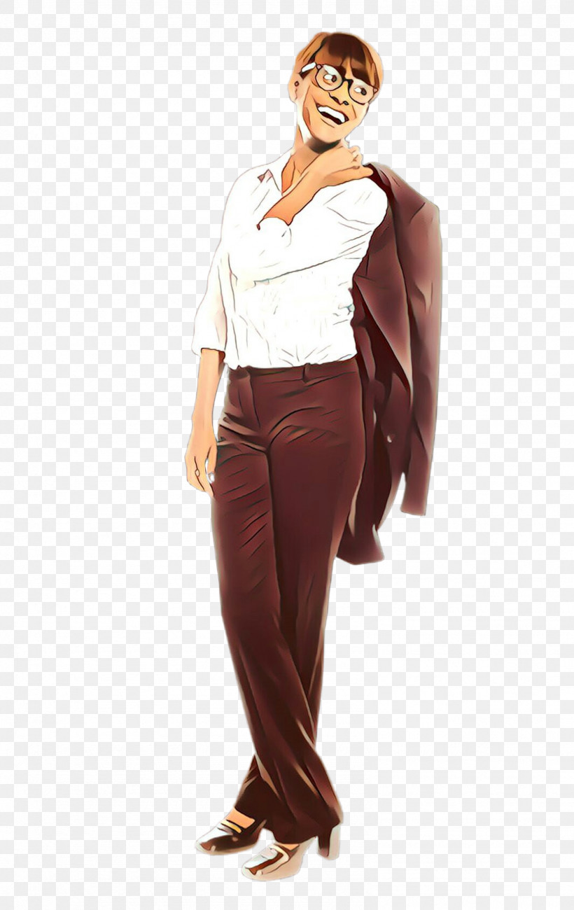 Clothing Standing Brown Waist Trousers, PNG, 1587x2516px, Clothing, Brown, Joint, Leg, Neck Download Free