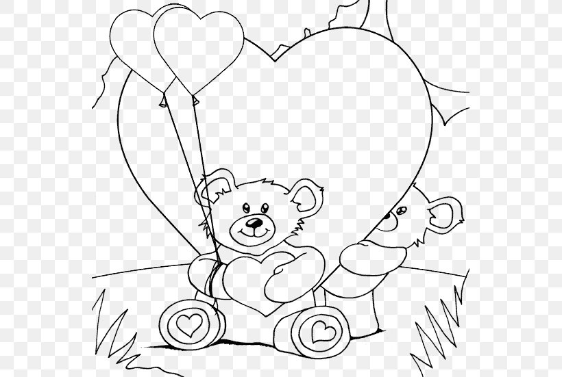 colouring pages coloring book valentine's day drawing image