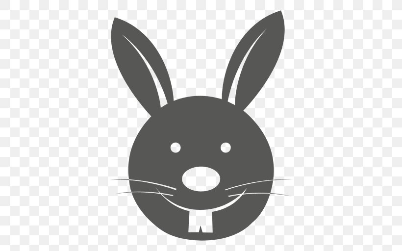 European Rabbit Easter Bunny Drawing Png 512x512px European Rabbit Black Black And White Carnivoran Cartoon Download