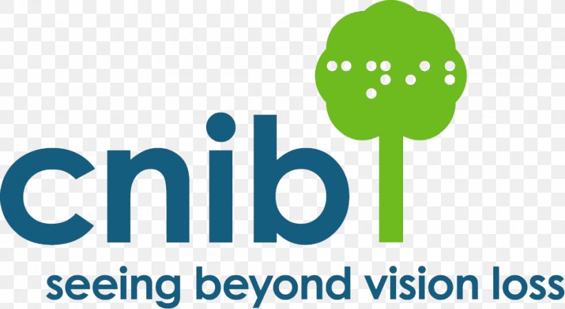 Logo CNIB (Canadian National Institute For The Blind) Organization Visual Perception, PNG, 970x532px, Logo, Area, Braille, Brand, Deafblindness Download Free